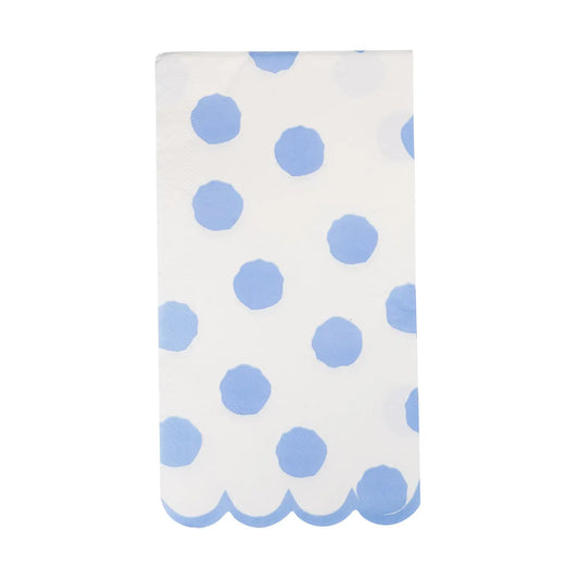 Blue Polka Dot Napkins
