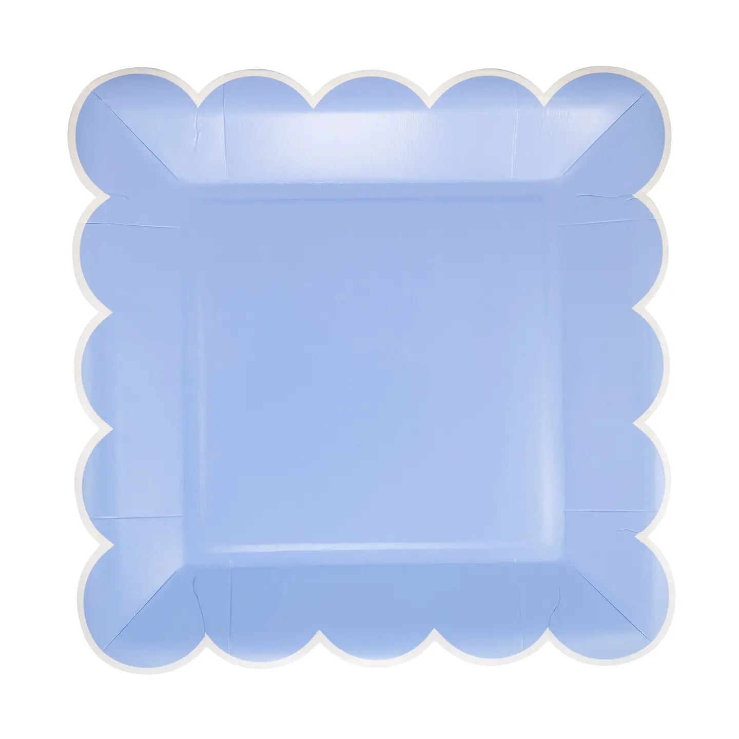Blue Scallop Plates