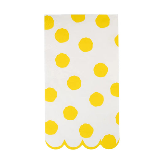 Yellow Polka Dot Napkins
