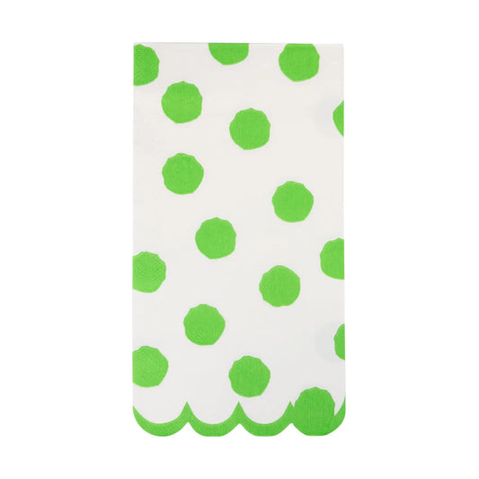 Green Polka Dot Napkins