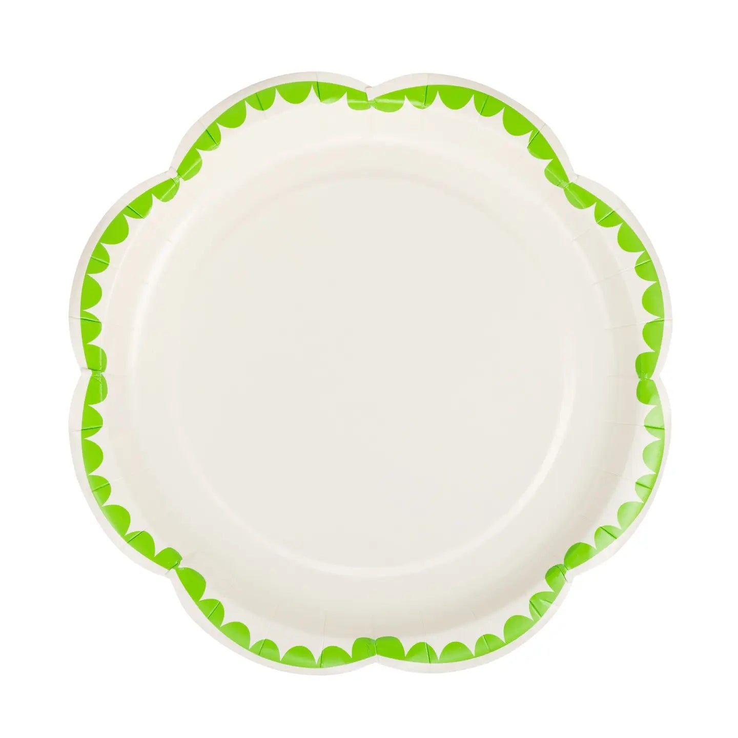 Green Dessert Plates