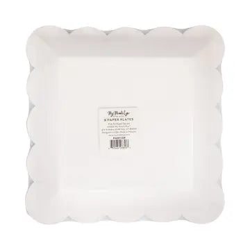 Pink Scallop Plates
