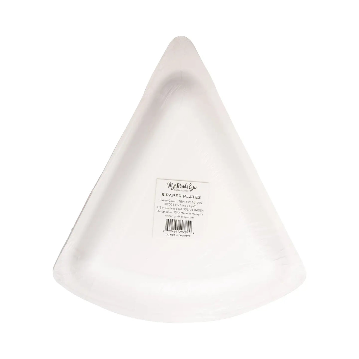 Candy Corn Shaped Plates