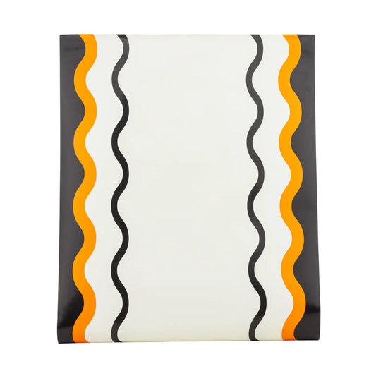 Orange/Black Halloween Table Runner