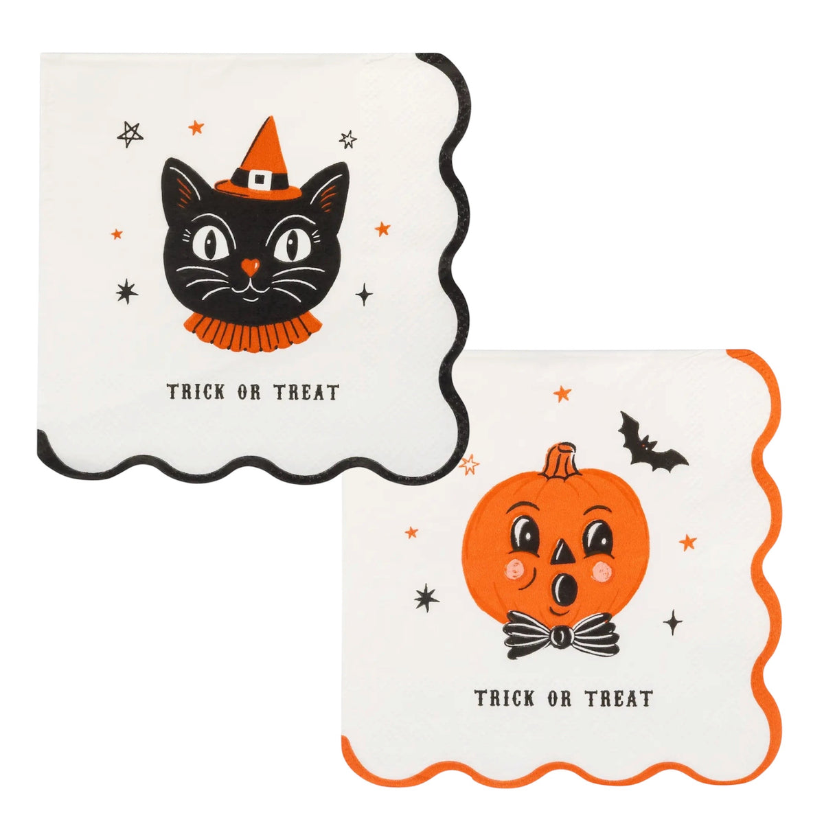 Vintage Halloween Characters Napkins
