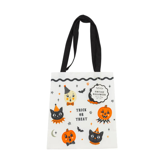 Vintage Halloween Characters Tote Bag