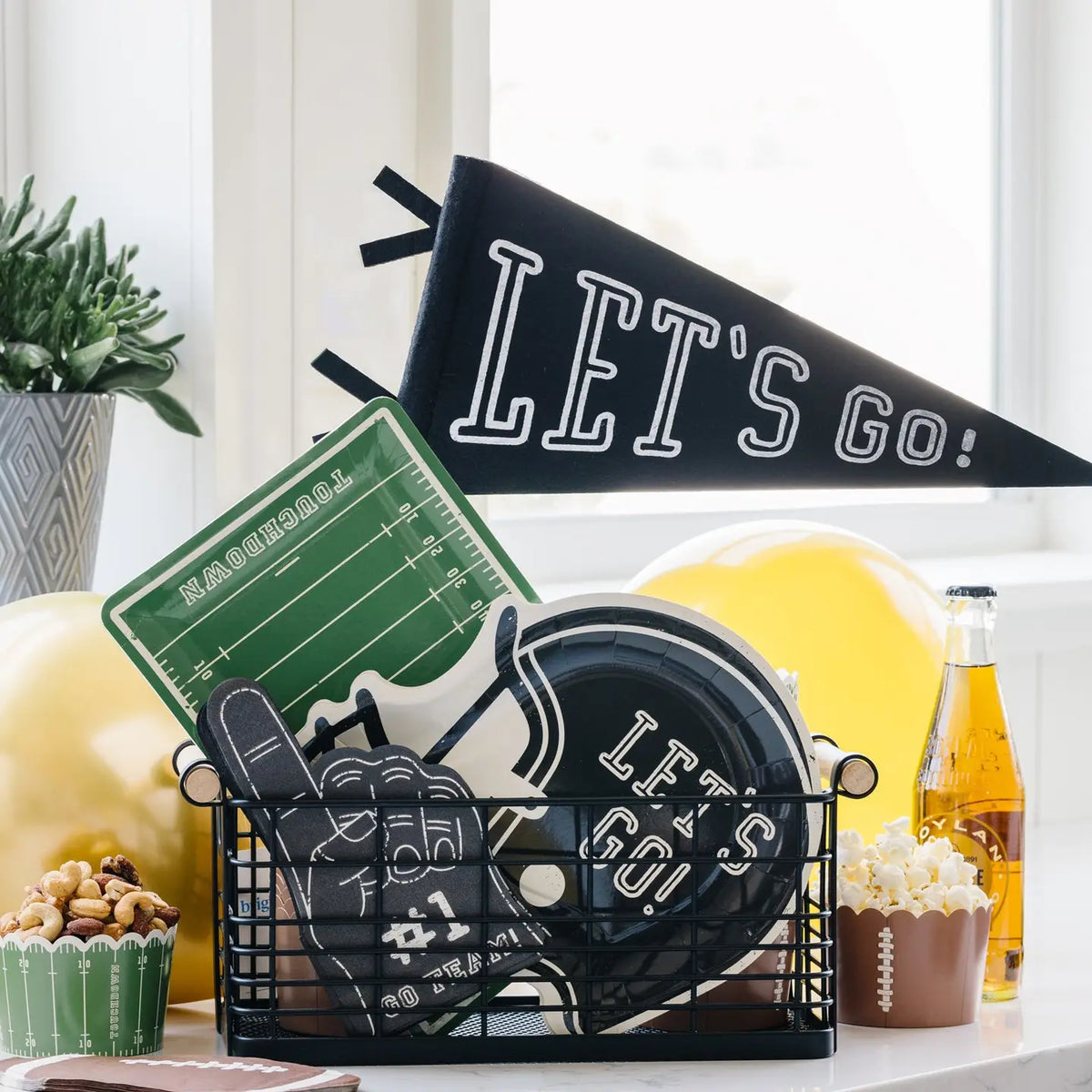 Football Field Shaped Plates